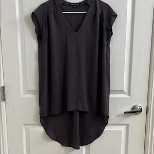 Women’s V-Neck High-Low Blouse